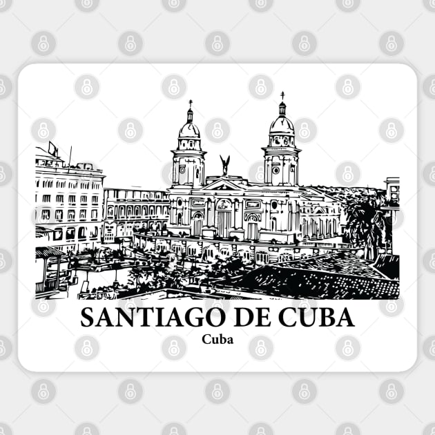 Santiago de Cuba - Cuba Magnet by Lakeric